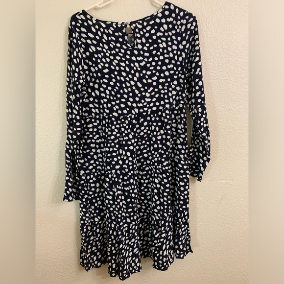 NWT Animal Print Ruffle Longsleeve Dress - Picture 7 of 8